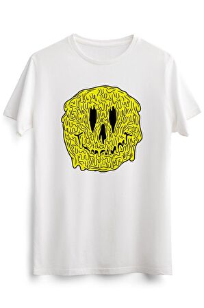 Erkek Beyaz Melting Smiley