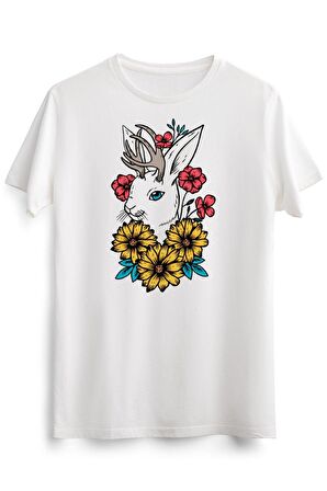 Erkek Beyaz Jackalope