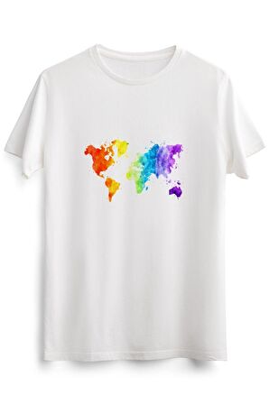 Erkek Beyaz Colorful World