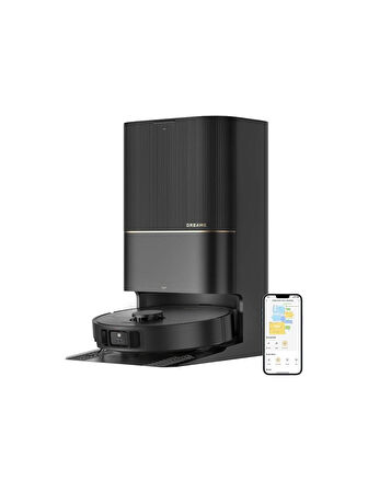 Dreame X40 Ultra Siyah Çöp İstasyonlu Akıllı Robot Süpürge