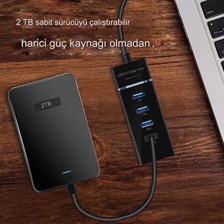  BİLGİSAYAR PC USB ÇOKLAYICI 4 GİRİŞLİ TÜM CİHAZLARA UYUMLU