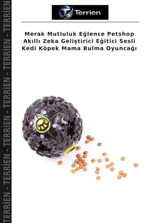 Merak Mutluluk Eğlence Petshop Akıllı Zeka Geliştirici Eğitici Sesli Kedi Köpek Mama Bulma Oyuncağı