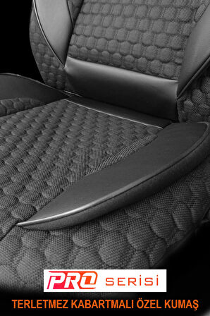 Audi 90  Uyumlu 5 KOLTUK TAM SET KABARTMALI DERİ OTO KOLTUK KILIFI TERLETME KOKMA YAPMAZ SİYAH