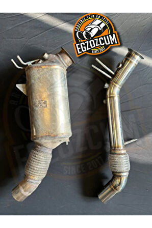BMW E90 3.20 DİZEL DOWNPIPE downpipe SPİRALLİ