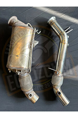 BMW E90 3.20 DİZEL DOWNPIPE downpipe SPİRALLİ