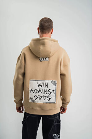 Sırtı Nakışlı Oversize Sweatshirt