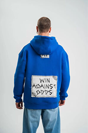Sırtı Nakışlı Oversize Sweatshirt