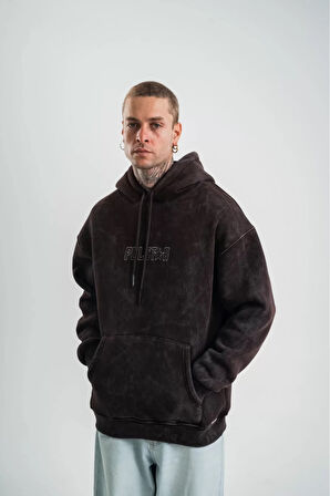 Nakış İşlemeli Oversize Sweatshirt