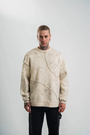 Asimetrik Kesim Oversize Sweatshirt