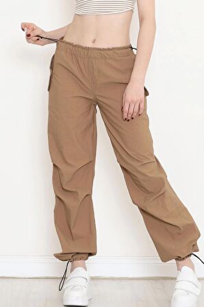 Paraşüt Kumaş Pantolon Açıkkahve - 923060.1576.