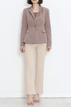 Blazer Ceket Vizon - 18851.1247.