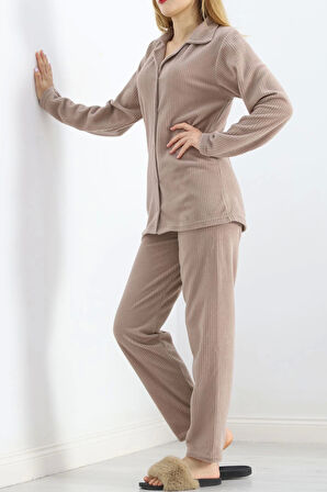 Polar Pijama Takım Vizon - 101023.1049.