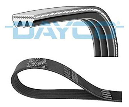Dayco 3Pk630 Kanallı V Kayışı Corolla 88>98 1.6 Karbüratörlu-Enjektorlu Ae92-Ae100-Ae101 Dıreksyon Kayışı