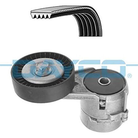 Dayco KPV405 Kanallı Kayış Seti Alternatör Gergi Rulmanı (Kütüklü) Astra F G H Combo Corsa B C Zafira Vectra C 1.4 1.6 1.8I 1.8 16V 1340555