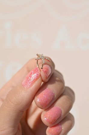 Sıkıştırmalı Kıkırdak Küpesi Deniz Yıldızı Earcuff