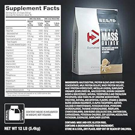 Dymatize Super Mass Gainer Protein Powder 5400 Kg