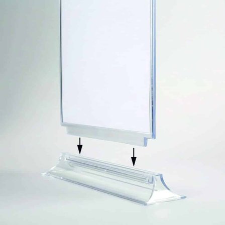 Upright A6 Masaüstü Şeffaf Föylük Broşürlük Fiyatlık 100lü Paket
