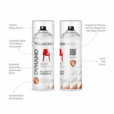 Kluger Plastik Yüzey Astarı Şeffaf 350