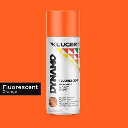 Kluger Floresan Turuncu Sprey Boya 452