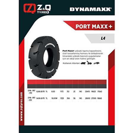 12.00-20 - 20PR(Kat) Port Maxx + L4 Liman Lastiği