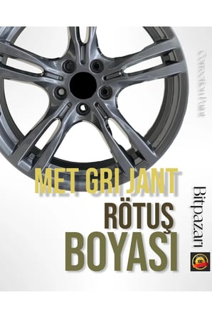 Gri Jant Rötuş Boyası. Çiziklerini, Çatlakları, Yüzey Hasarını Hızlı Düzeltme 20ml.
