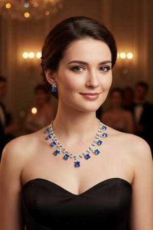Valmont Accessories Mavi Zirkon Taşlı 2’li Kolye ve Küpe Seti - Şık, Gece Davetleri, Özel Günler İçin