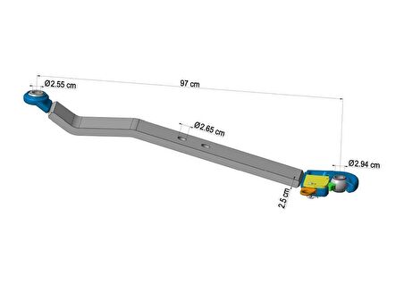 YAN ÇEKİ KOLU KOMPLESİ (SOL) (New Holland) (DYPTT-9)