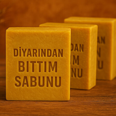 Diyarından Hatay Doğal  Bıttım Sabunu 3 Adet (375 Gr)
