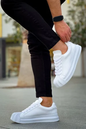 Deridün Yıldız Shoes MN2411 - Artenay  Erkek Ayakkabı BEYAZ
