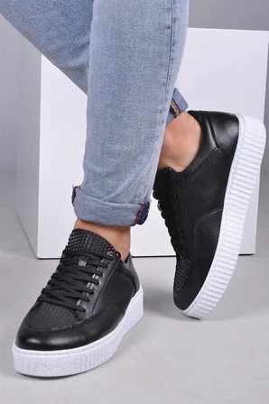 Deridün Yıldız Shoes MN017 - FBT Pyramid Erkek Ayakkabı SIYAH