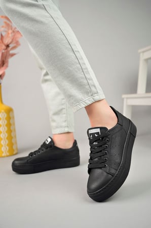 Deridün Yıldız Shoes MN983 - CST Tennis Erkek Ayakkabı SIYAH