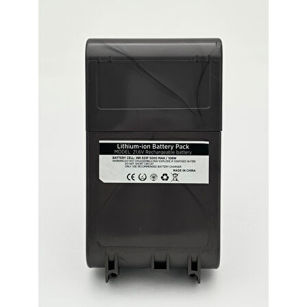 Dyson V8 SV10 Carbon Fiber Tip1 5000 mAh Pil Dikey Süpürge Batarya