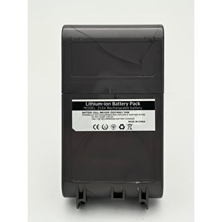 Dyson V8 SV10 Animal Tip2 2500 mAh Pil Dikey Süpürge Batarya