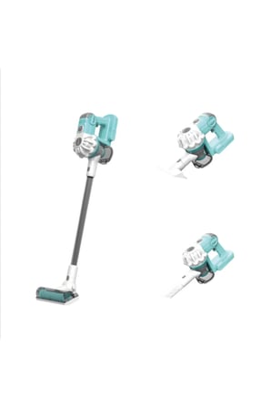 Dikey Elektrik Süpürgesi Oyuncak MAVİ
