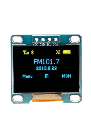 128x64 Oled Ekran Lcd 0.96 I2c Arduino Raspberry Pı