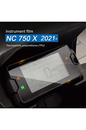 Honda NC 750X Dijital Gösterge Uyumlu 9H Nano Ekran Koruyucu 2021 2022