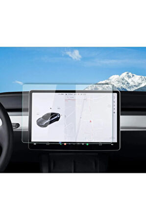 Tesla Model Y Uyumlu 15 inç Multimedya Navigasyon Nano Ekran Koruyucu
