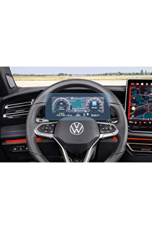 Volkswagen Tiguan 10.25 inç Dijital Gösterge Uyumlu 9H Ekran Koruyucu 2024