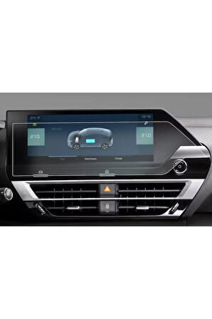 Citroen C4 Suv Navigasyon Multimedya 10 Inç Uyumlu 9H Nano Ekran Koruyucu 2021-2023