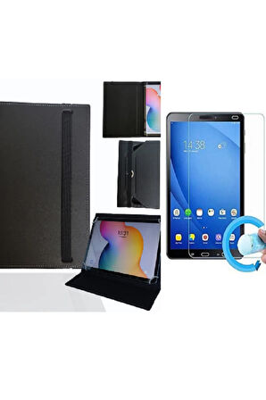 Lenovo Tab 2 A8-50 - A8-50L 8"  Tablet Uyumlu Standlı Tablet Kılıfı + Nano Ekran Koruyucu