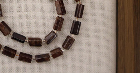 SİLİNDİR KÖŞELİ KESİM LAL GARNET 8X11 MM DOĞAL TAŞ DİZİ- YÜKSEK KALİTELİ DOĞAL TAŞ