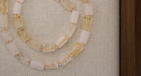 SİLİNDİR KÖŞELİ KESİM SİTRİN 8X11 MM DOĞAL TAŞ DİZİ- YÜKSEK KALİTELİ DOĞAL TAŞ