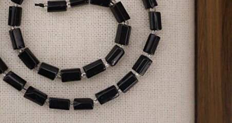 SİLİNDİR KÖŞELİ KESİM TURMALİN 8X11 MM DOĞAL TAŞ DİZİ- YÜKSEK KALİTELİ DOĞAL TAŞ