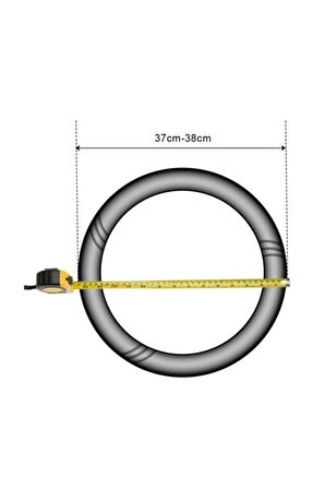 Dacia Tüm Modellere Uyumlu Dikmeli Direksiyon Kılıfı Kırmızı Yüzüklü Alkantara (NUBUK)