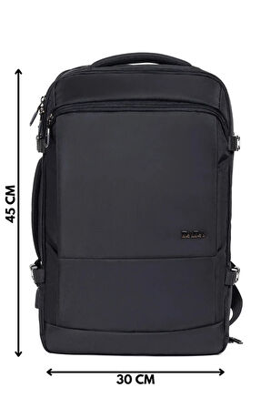 Su Geçirmez Oxford Kumaş, Ortopedik ve Fonksiyonel Körüklü Çanta 15.6  Leptop ve Tablet 10 Gözlü