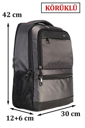 DİAS-AVM  Laptop-Notebook Sırt Çantası 14 inç 15,6 inç Usb Girişli Darbeye Dayanıklı Körüklü