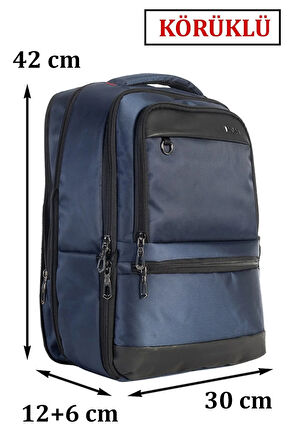Laptop-Notebook Sırt Çantası 14 inç 15,6 inç Usb Girişli Darbeye Dayanıklı Körüklü