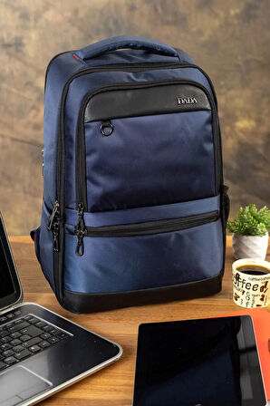 Laptop-Notebook Sırt Çantası 14 inç 15,6 inç Usb Girişli Darbeye Dayanıklı Körüklü