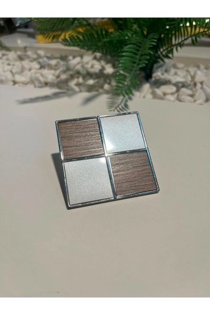 Dama Kare Metal Kulp 32mm Ceviz Krom Beyaz Dolap Kapak Tv Ünite Modern Çekmece Mobilya Komodin Konsol Gümüş