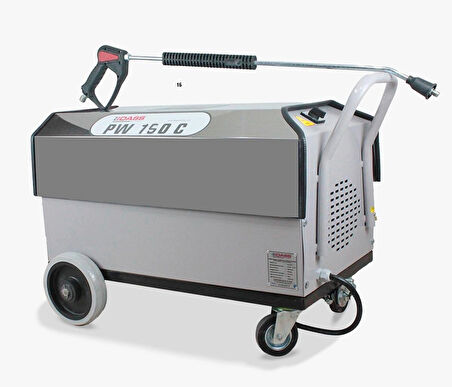 Yüksek Basınçlı Oto Yıkama Makinası (150 Bar) Dass PW 150MC
